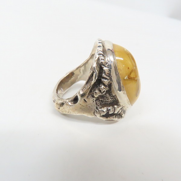 実際に弊社で買取させて頂いたALEX STEETER/アレックスストリーター 2011年限定 Angel Heart Ring/エンジェルハートリング パール/19号の画像 4枚目