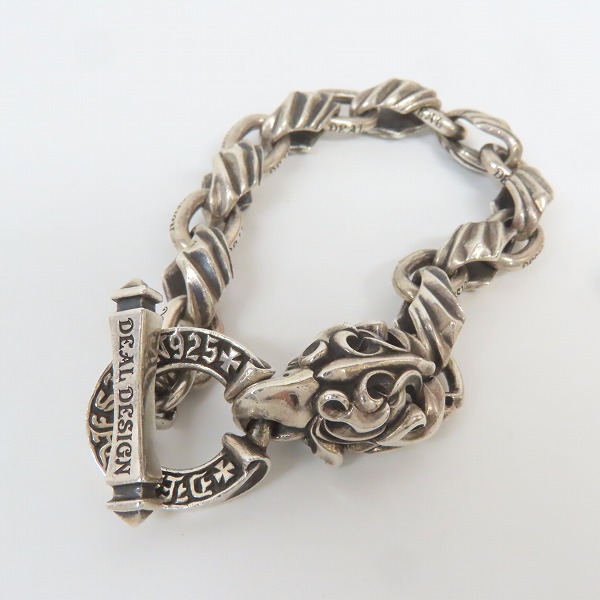 実際に弊社で買取させて頂いたDEAL DESIGN/ディールデザイン イーグルヘッド チェーン ブレスレット