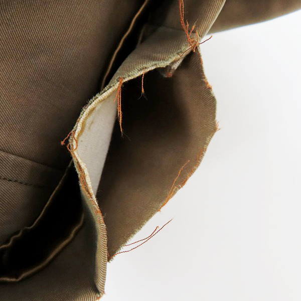 実際に弊社で買取させて頂いたBurberrys/バーバリーズ 裏地ノバチェック柄 ステンカラーコート イングランド製の画像 7枚目