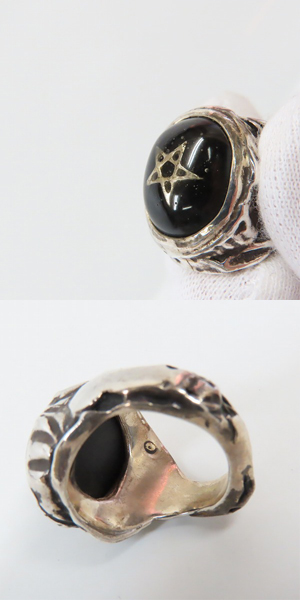 実際に弊社で買取させて頂いたALEX STEETER/アレックスストリーター ベイビーエンジェルハートリング 東京ブラック/8-8.5号の画像 6枚目