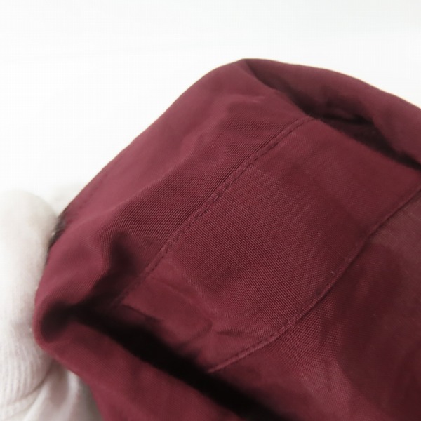 実際に弊社で買取させて頂いたISAMUKATAYAMA BACKLASH/バックラッシュ 6分袖丈 オーバーサイズ レーヨンシャツ 1762-01 Mの画像 5枚目