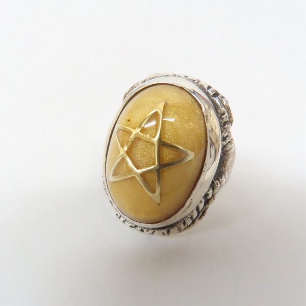 実際に弊社で買取させて頂いたALEX STEETER/アレックスストリーター 2011年限定 Angel Heart Ring/エンジェルハートリング パール/19号