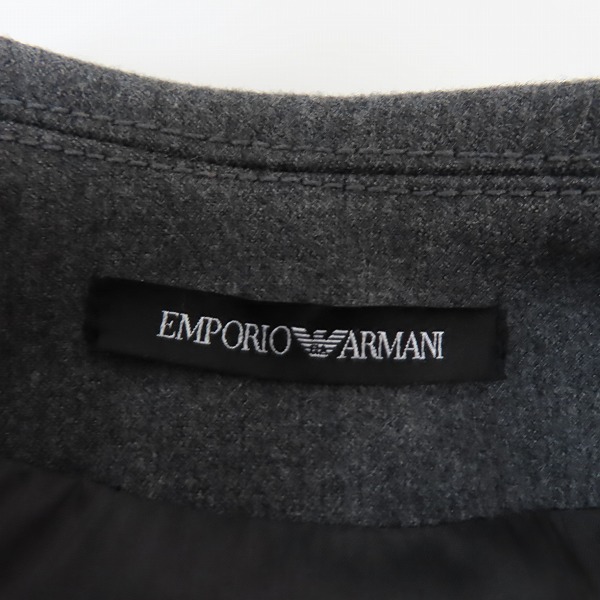 実際に弊社で買取させて頂いたEMPORIO ARMANI/エンポリオアルマーニ WATER REPELLENT オーバージャケット コート 46  の画像 2枚目