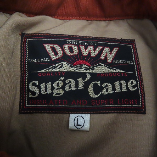 実際に弊社で買取させて頂いたSUGAR CANE/シュガーケーン レザーヨーク ウエスタン ダウンジャケット SC11599/Lの画像 2枚目