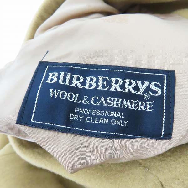 実際に弊社で買取させて頂いたBURBERRYS PRORSUM/バーバリーズプローサム ウールトレンチコート カシミヤ混の画像 6枚目