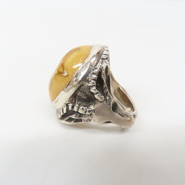 実際に弊社で買取させて頂いたALEX STEETER/アレックスストリーター 2011年限定 Angel Heart Ring/エンジェルハートリング パール/19号の画像 2枚目