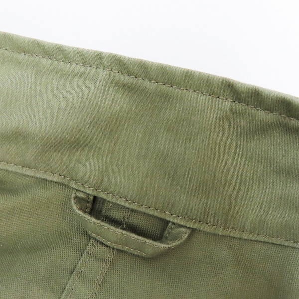 実際に弊社で買取させて頂いたUNIFORM EXPERIMENT/ユニフォームエクスペリメント UEN MILITARY STAND COLLAR COAT カーキ UE-178016/2の画像 4枚目