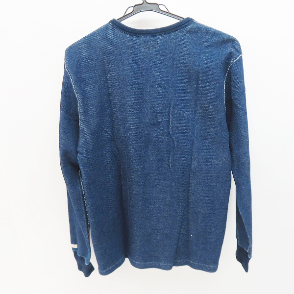 実際に弊社で買取させて頂いたTHE FLAT HEAD/フラットヘッド サーマル ヘンリーネック 長袖Tシャツ/カットソー/Lの画像 1枚目