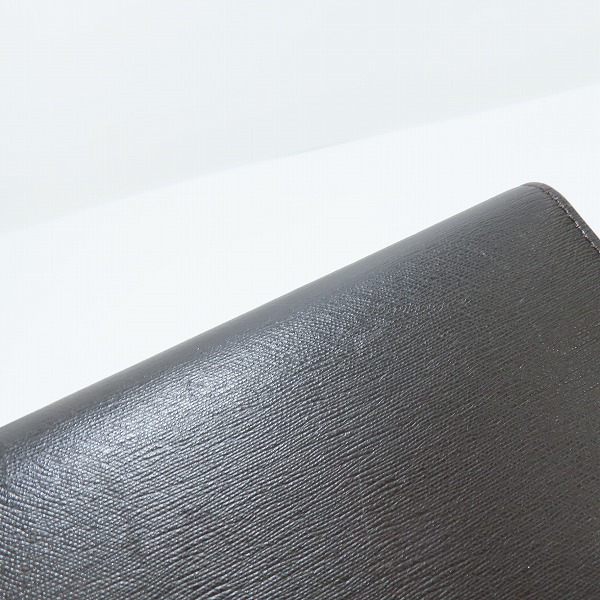 実際に弊社で買取させて頂いたdunhill/ダンヒル レザー ロングウォレット/長財布 ブラックの画像 6枚目