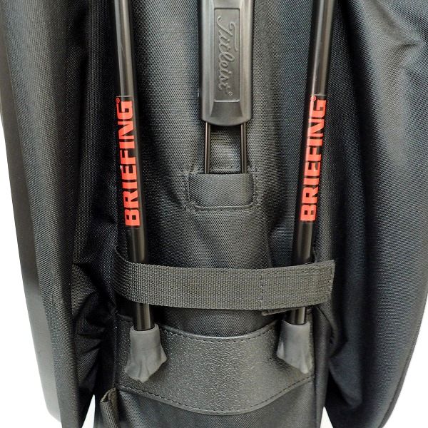 実際に弊社で買取させて頂いたTitleist/タイトリスト TB20SXSF  ゴルフ 9型 4分割スタンド式 キャディバッグ ブラックの画像 6枚目