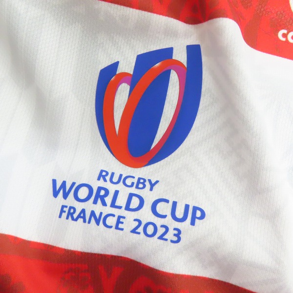 実際に弊社で買取させて頂いた【未使用】CANTERBURY/カンタベリー ラグビー ジャパンRWC2023/日本代表 レプリカジャージ ホーム RG33980WC/XLの画像 6枚目