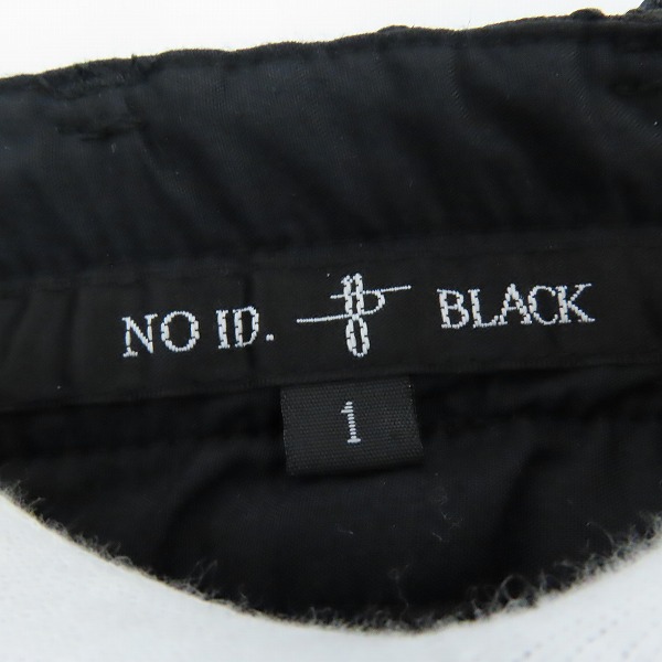 実際に弊社で買取させて頂いたNO ID. BLACK/ノーアイディー ブラック インバーテッドプリーツバギートラウザーズ パンツ 452006-454P/1の画像 2枚目