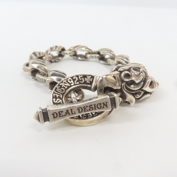 実際に弊社で買取させて頂いたDEAL DESIGN/ディールデザイン イーグルヘッド チェーン ブレスレットの画像 3枚目
