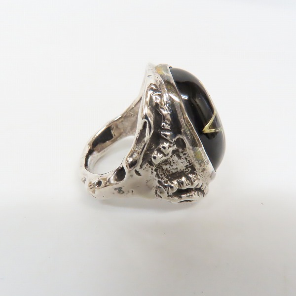 実際に弊社で買取させて頂いたALEX STEETER/アレックスストリーター Angel Heart Ring/エンジェルハートリング 東京ブラック/18号の画像 4枚目