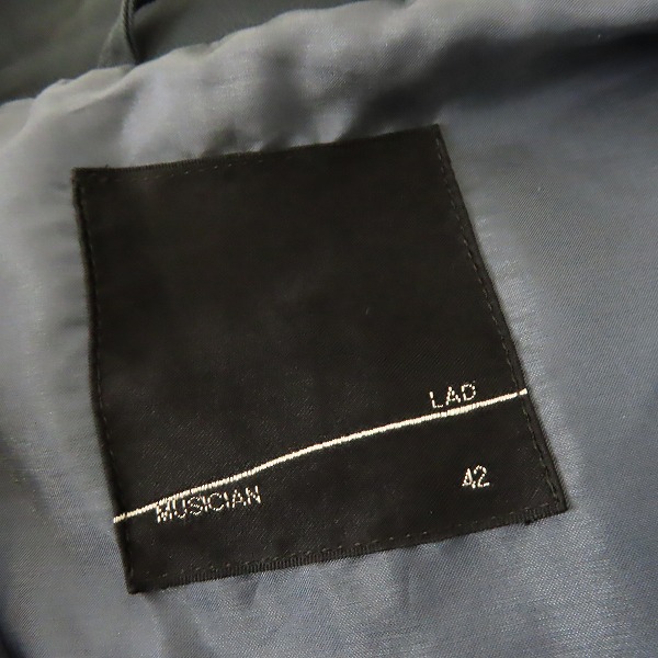 実際に弊社で買取させて頂いたLAD MUSICIAN/ラッドミュージシャン ライダース ジャケット 2113-359/42の画像 2枚目