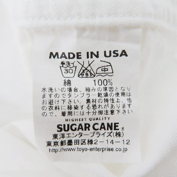 実際に弊社で買取させて頂いたSUGAR CANE/シュガーケーン 長袖ボタンシャツ/Mの画像 4枚目