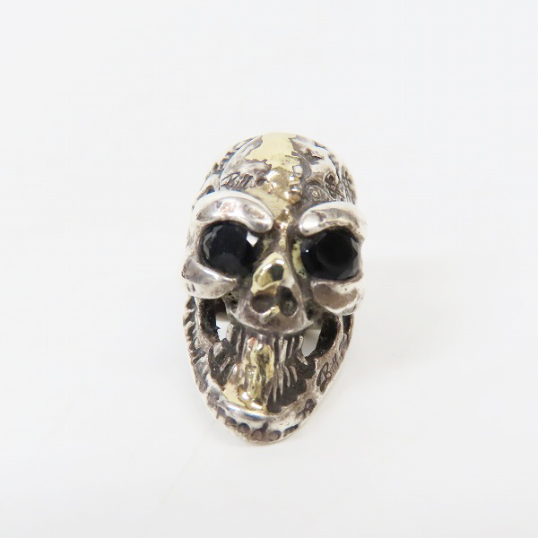 実際に弊社で買取させて頂いたBill Wall Leather/BWL/ビルウォールレザー グッドラックスカル ビーズ ゴールドサダー ストーンの画像 1枚目