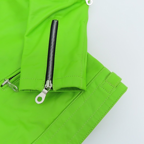 実際に弊社で買取させて頂いたNO ID. BLACK/ノーアイディー ブラック レザーダブルライダースジャケット/3の画像 7枚目