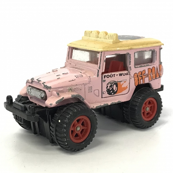 実際に弊社で買取させて頂いたTOMY/トミー トミカ ビッグタイヤシリーズ トヨタ ランドクルーザー ビッグフット ピンク 日本製