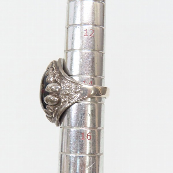 実際に弊社で買取させて頂いたALEX STEETER/アレックスストリーター ドラゴントゥース リング 名古屋パープル/14.5-15号の画像 8枚目