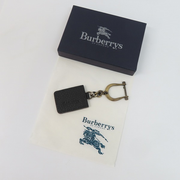 実際に弊社で買取させて頂いたBurberrys/バーバリー レザー キーホルダーの画像 7枚目