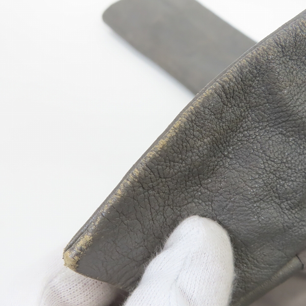 実際に弊社で買取させて頂いたNO ID./ノーアイディー ラムハーフベジタブルハイカラーチェスターコート 441030-384L/2の画像 8枚目