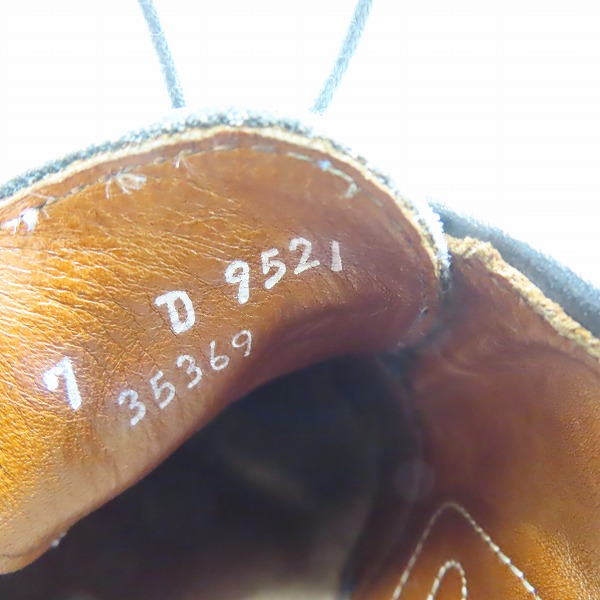 実際に弊社で買取させて頂いたALLEN EDMONDS/アレンエドモンズ LEEDS/リーズ プレーントゥ シューズ 9521/7Dの画像 5枚目