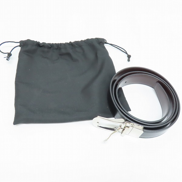 実際に弊社で買取させて頂いたdunhill/ダンヒル ピンバックル レザーベルトの画像 5枚目