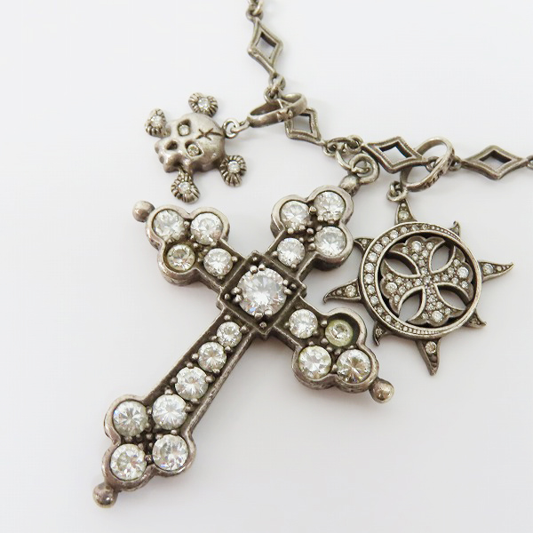 実際に弊社で買取させて頂いたLoree Rodkin/ローリーロドキン ゴシッククロス ネイティブサン ネックレスの画像 1枚目