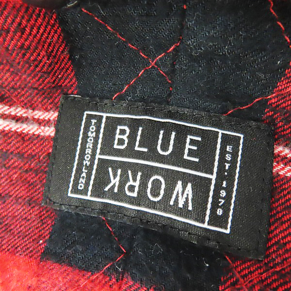 実際に弊社で買取させて頂いたBLUE WORK/ブルーワーク TOMORROWLAND/トゥモローランド ダブルライダース ジャケット ブラック/Lの画像 2枚目