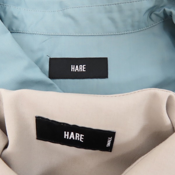 実際に弊社で買取させて頂いたHARE/ハレ シャツ  2点セットの画像 2枚目