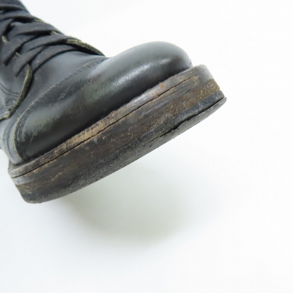 実際に弊社で買取させて頂いたANN DEMEULEMEESTER/アンドゥムルメステール 多重ジップ レースアップ ブーツ 36の画像 7枚目