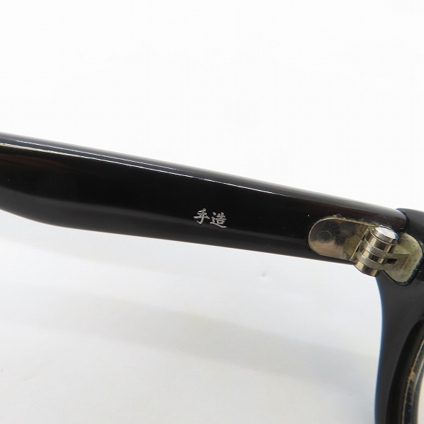 実際に弊社で買取させて頂いた小竹長兵衛/コタケチョウベイ 度入り メガネフレーム/アイウェア T317-1の画像 5枚目