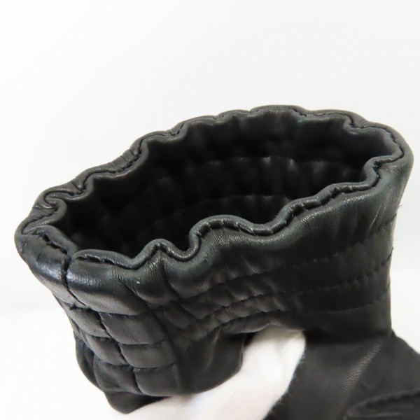 実際に弊社で買取させて頂いたNO ID. BLACK/ノーアイディー ブラック 羊革/ラムレザー ジャケット/ブルゾン 445030-969L/ONEの画像 5枚目