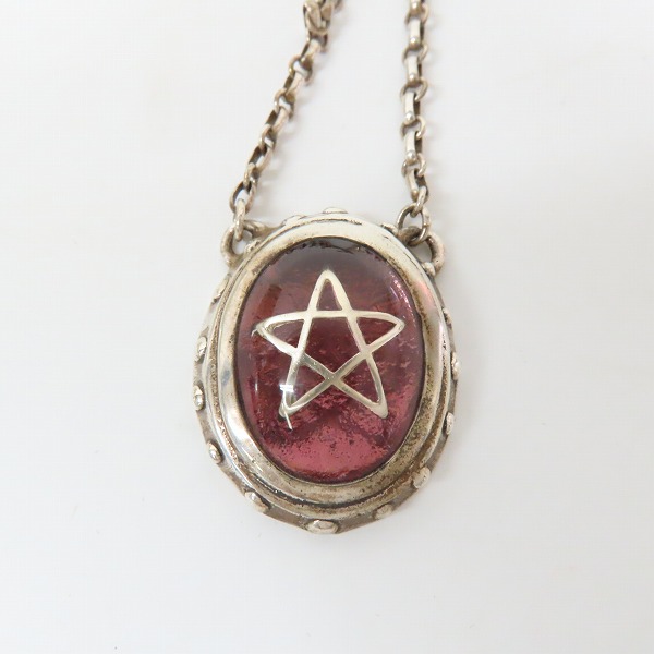 実際に弊社で買取させて頂いたALEX STEETER/アレックスストリーター エンジェルハートネックレス/ペンダント 名古屋パープルの画像 1枚目