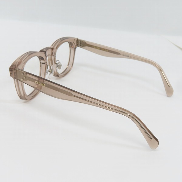 実際に弊社で買取させて頂いたCELINE/セリーヌ クリア メガネフレーム/アイウェア CL50049I 059の画像 2枚目