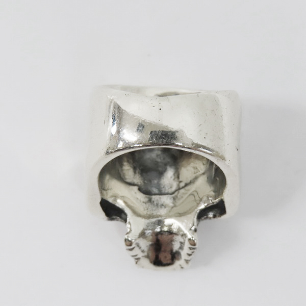 実際に弊社で買取させて頂いたCRAZY PIG/クレイジーピッグ ラージエビルスカルリング/15号の画像 3枚目