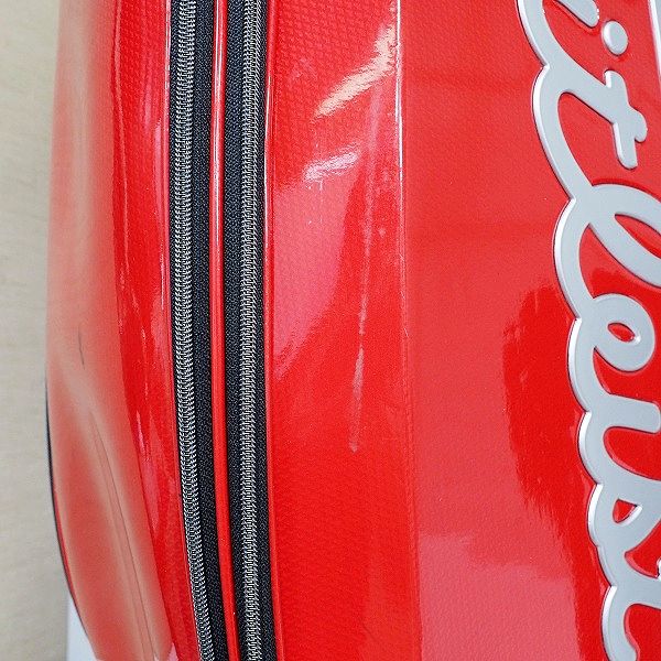 実際に弊社で買取させて頂いたTitleist/タイトリスト CB910 RD ゴルフ 9.5型 4分割キャディバッグ レッドの画像 6枚目
