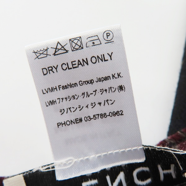 実際に弊社で買取させて頂いた【JPタグ】GIVENCHY/ジバンシィ LOGO DEGRAD/グラデーションロゴ フリンジマフラー GV3518-J4181の画像 2枚目