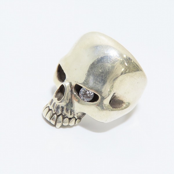 実際に弊社で買取させて頂いたCRAZY PIG/クレイジーピッグ ラージエビルスカルリング/17号