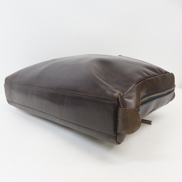 実際に弊社で買取させて頂いたTOMORROWLAND/トゥモローランド レザー ビジネスバッグ/ブリーフケースの画像 2枚目