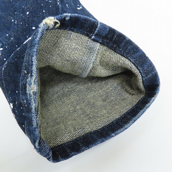 実際に弊社で買取させて頂いた(1)NO ID./ノーアイディー ストレッチデニムペイントスキニーPT パンツ 845035-275P/2の画像 6枚目