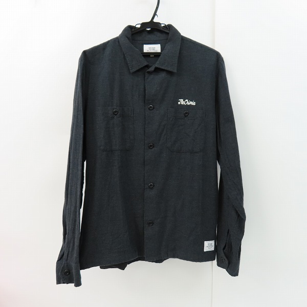 実際に弊社で買取させて頂いたTHE CRIMIE/クライミー コットン 長袖シャツ ダークグレー系/L　