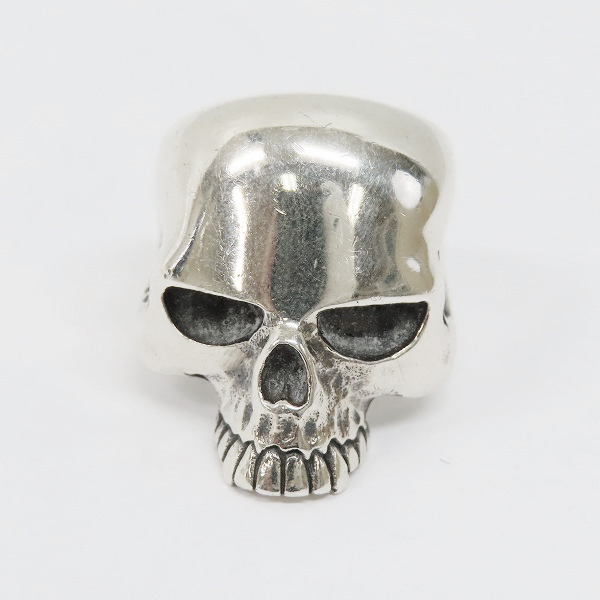 実際に弊社で買取させて頂いたCRAZY PIG/クレイジーピッグ ラージエビルスカルリング/15号の画像 1枚目