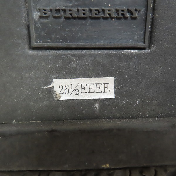 実際に弊社で買取させて頂いたBURBERRY/バーバリー ストレートチップ レザー シューズ BU1435H/26.5の画像 6枚目
