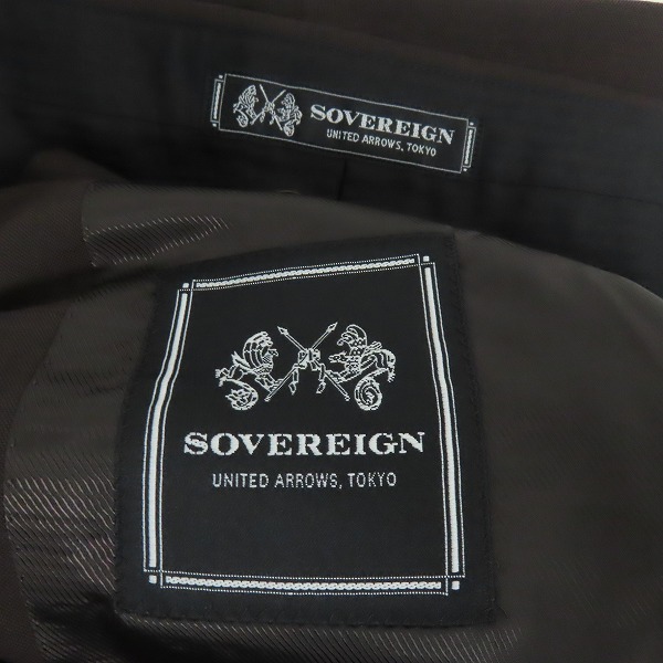 実際に弊社で買取させて頂いたUNITED ARROWS/ユナイテッドアローズ SOVEREIGN セットアップ ジャケット/パンツ/46の画像 2枚目