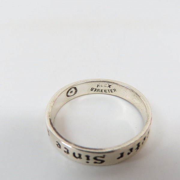 実際に弊社で買取させて頂いたALEX STREETER/アレックスストリーター 1971 スペーサーリング/17号の画像 6枚目