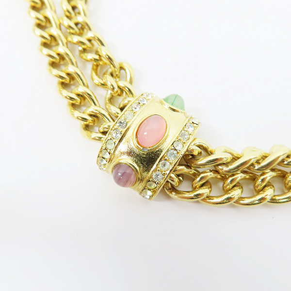 実際に弊社で買取させて頂いたGIVENCHY/ジバンシイ ダブルチェーンネックレスの画像 1枚目