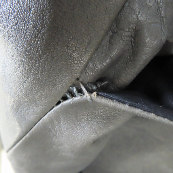 実際に弊社で買取させて頂いたNO ID./ノーアイディー ラムハーフベジタブルハイカラーチェスターコート 441030-384L/2の画像 7枚目