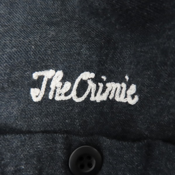 実際に弊社で買取させて頂いたTHE CRIMIE/クライミー コットン 長袖シャツ ダークグレー系/L　の画像 4枚目